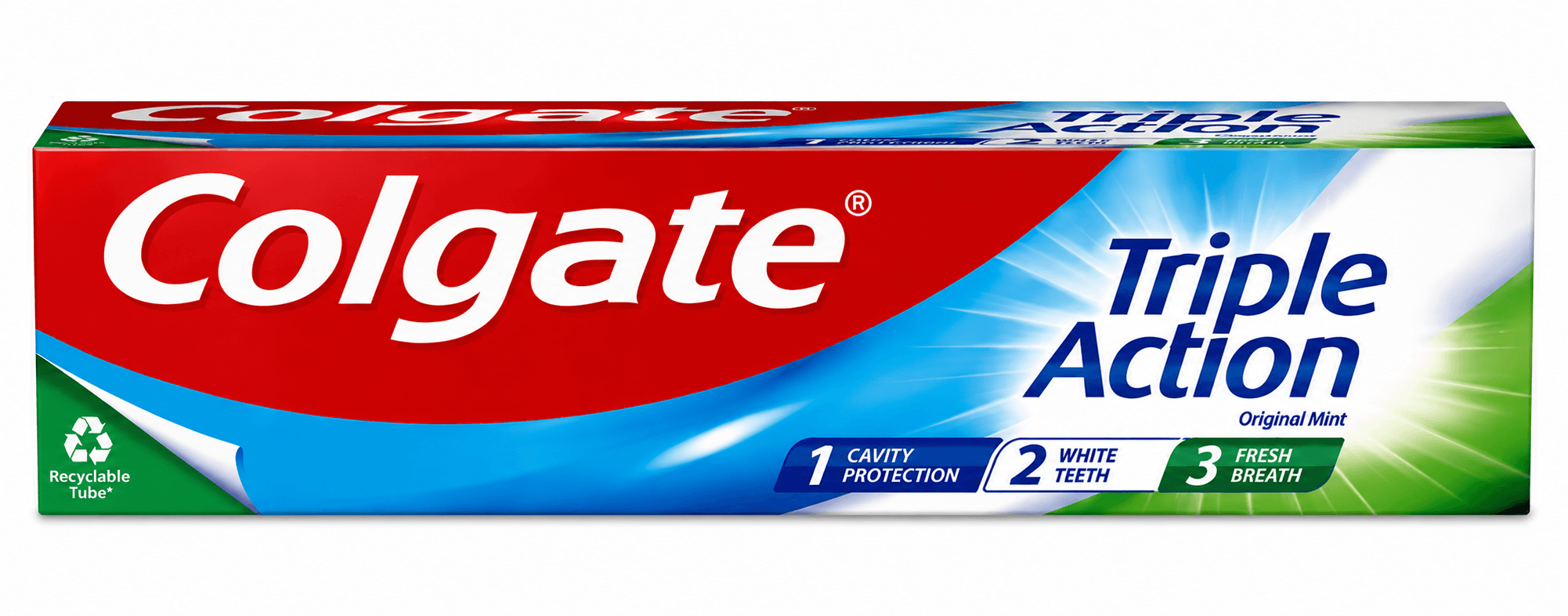 Colgate Triple Action Original Mint Tandpasta | 100 ml | Complete Verzorging