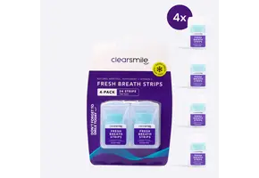 Clearsmile Fresh Breath Strips Mint 4 pack
