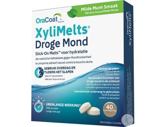 OraCoat XyliMelts Milde Munt | 40 stuks (Tweedekans)
