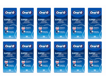 Oral-B Superfloss Flossdraad | 12 stuks |  Voordeelverpakking