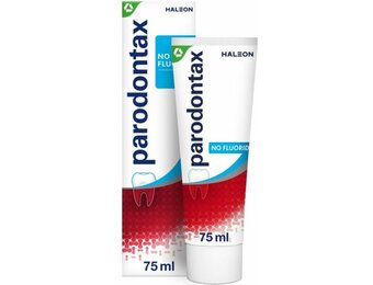 1 x Parodontax – Tandpasta – Zonder Fluoride – 75 ml - Tandpasta Zonder Fluoride - Gezond Tandvlees - Tandplak Verwijderen - Natuurlijke Mondhygiëne - Bloedend Tandvlees