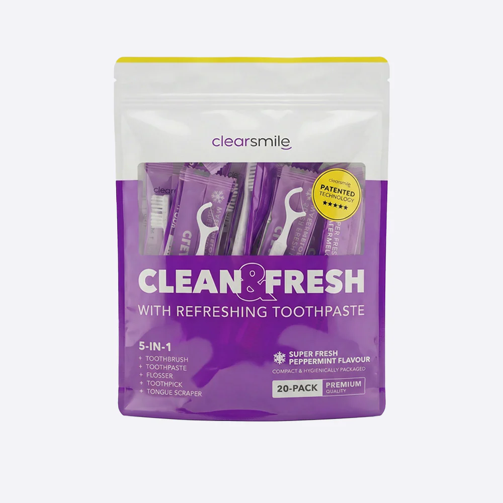 Clearsmile 5 in 1 Tooth Brush Clean & Fresh - Peppermint