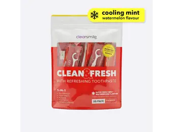 Clearsmile 5-in-1 Toothbrush Pink Clean & Fresh - Watermelon