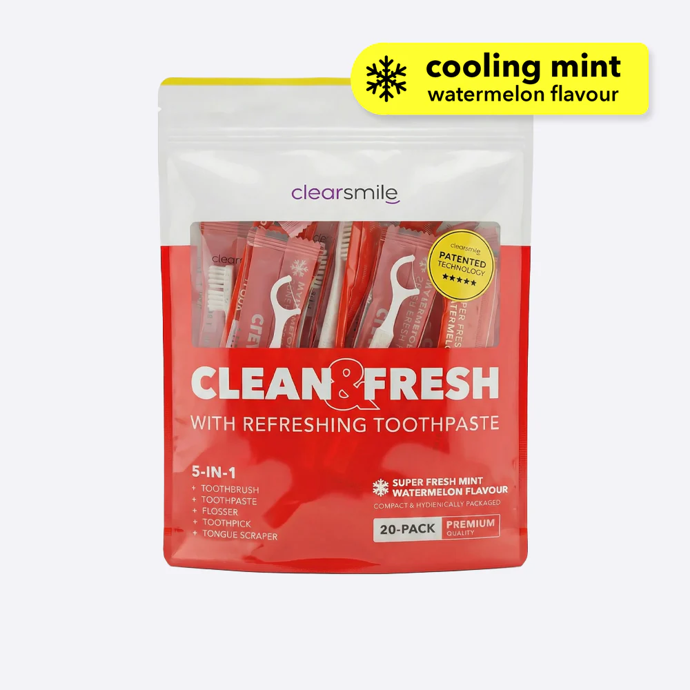 Clearsmile 5-in-1 Toothbrush Pink Clean & Fresh - Watermelon