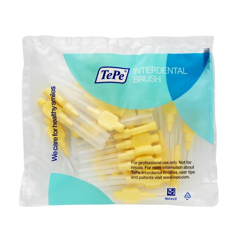 TePe Interdentale Ragers Extra Soft Lichtgeel ISO maat 4 – 0,7 mm (20 stuks)