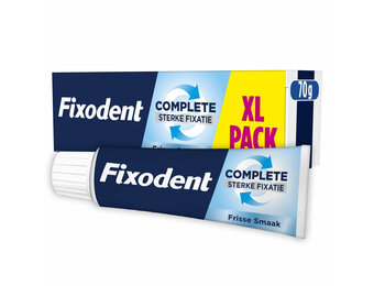 3x Fixodent Kleefpasta Complete Original/Fresh (70 gr)