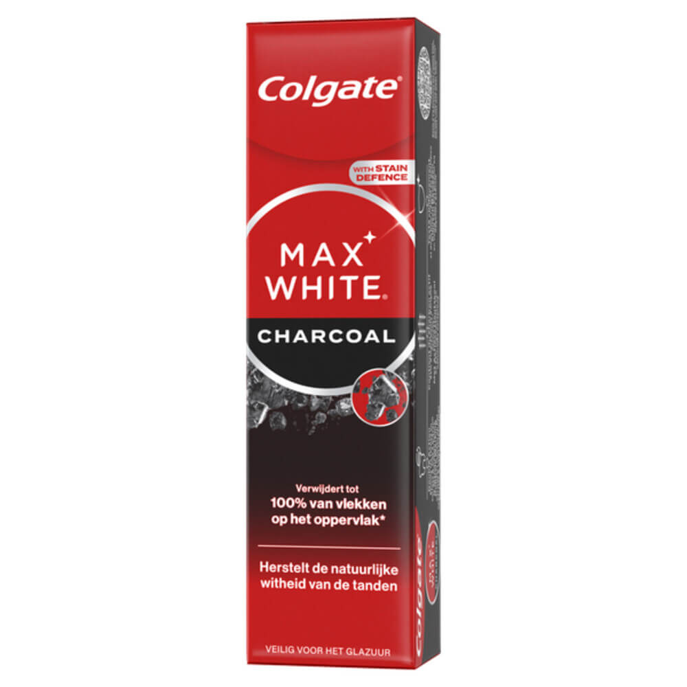 Colgate Max White Charcoal Whitening Tandpasta | 75 ml | Witte Tanden