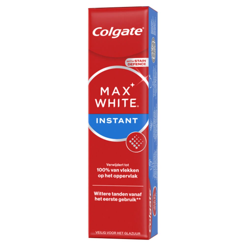 Colgate Max White Instant Tandpasta | 75 ml | Direct Wittere Tanden