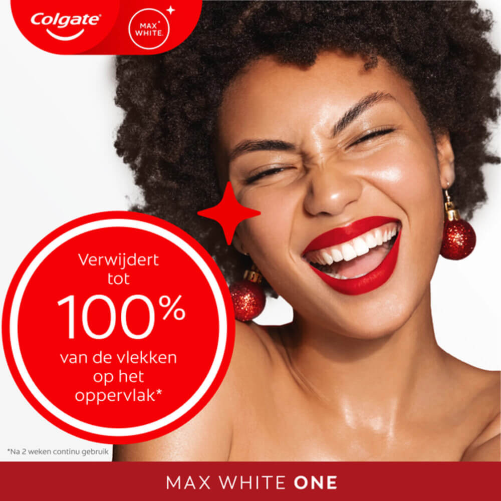 Colgate Max White One Whitening Tandpasta | 75 ml |  Natuurlijk Wittere Tanden