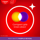 Colgate Max White Purple Reveal Tandpasta | 75 ml | Wittere Tanden