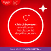 Colgate Max White Purple Reveal Tandpasta | 75 ml | Wittere Tanden