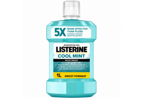 Listerine Cool Mint Mild Mondwater | 1000 ml | Milde Frisheid