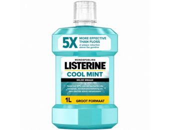 Listerine Cool Mint Mild Mondwater | 1000 ml | Milde Frisheid