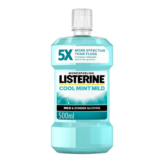 Listerine Cool Mint Mild Mondwater | 500 ml | Milde Frisheid