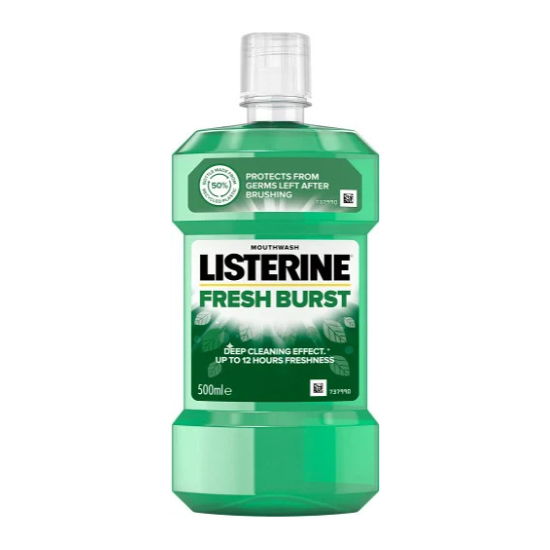 Listerine Fresh Burst Mondwater | 500 ml | Tegen Tandplak