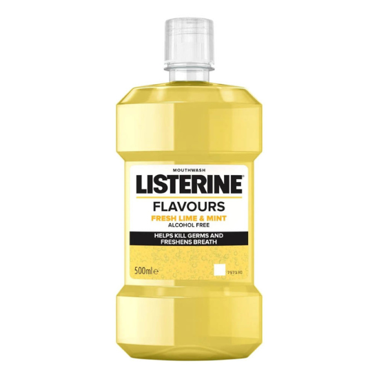 Listerine Fresh Lime & Mint Mondwater | 500 ml | Frisse Adem