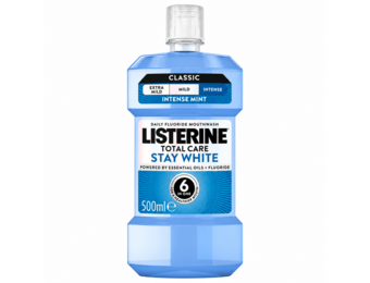 Listerine Total Care Stay White Mondwater | 500 ml | Natuurlijk Witte Tanden