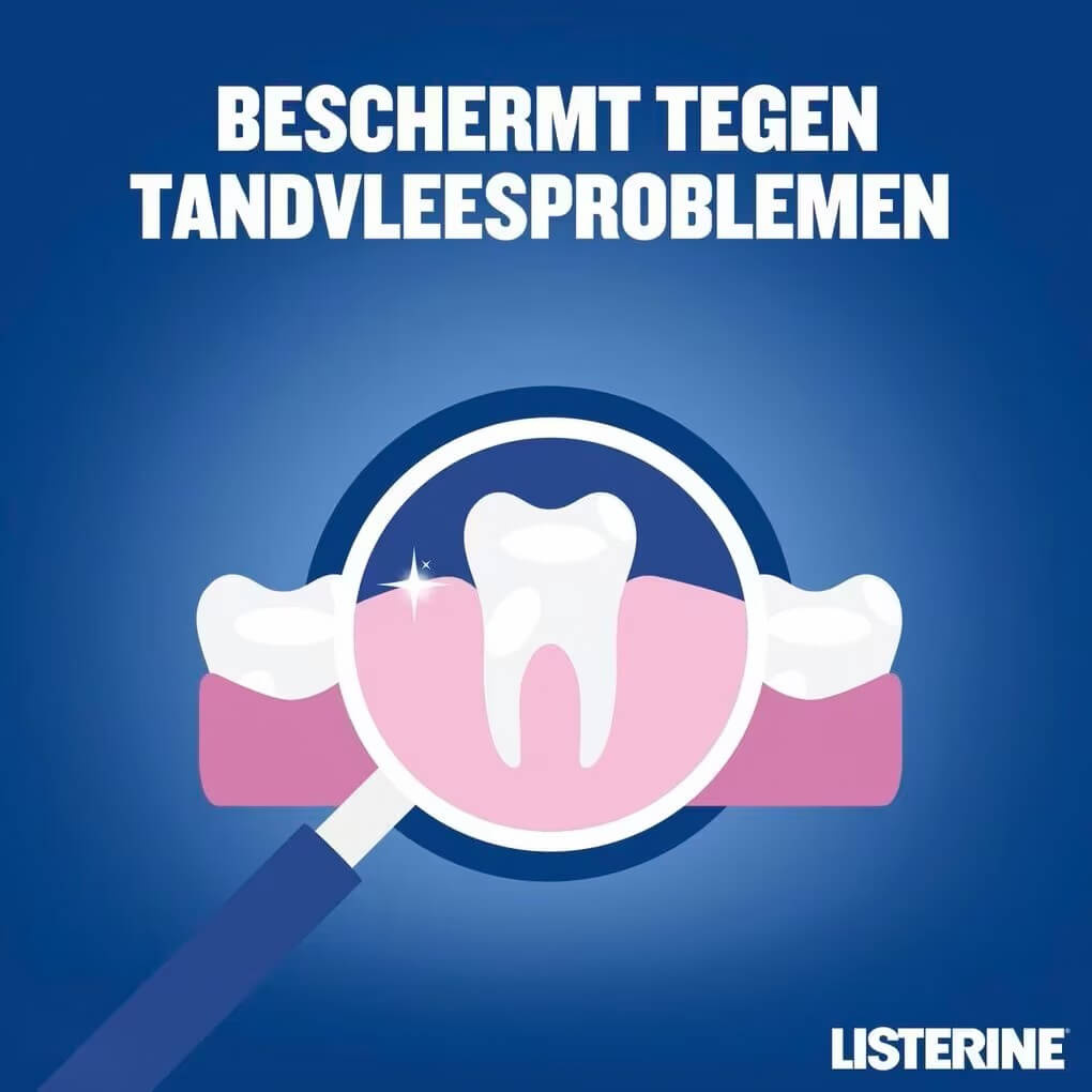 Listerine Total Care Mondwater | 500 ml  | Bescherming Tegen Tandsteen