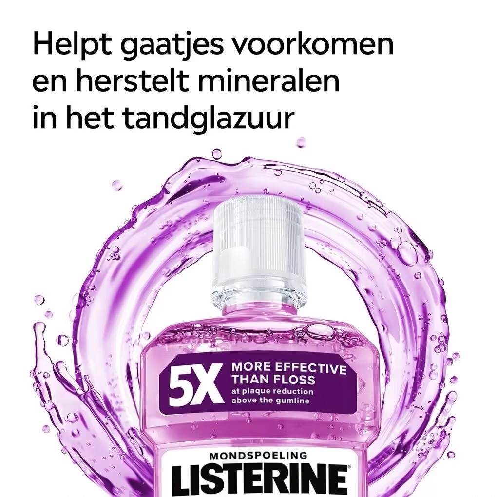 Listerine Total Care Mondwater | 500 ml | Tandbescherming