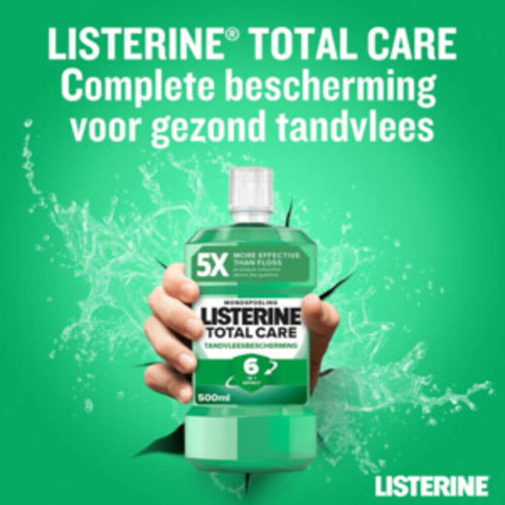 Listerine Total Care Mondwater | 500 ml | Tandvleesbescherming