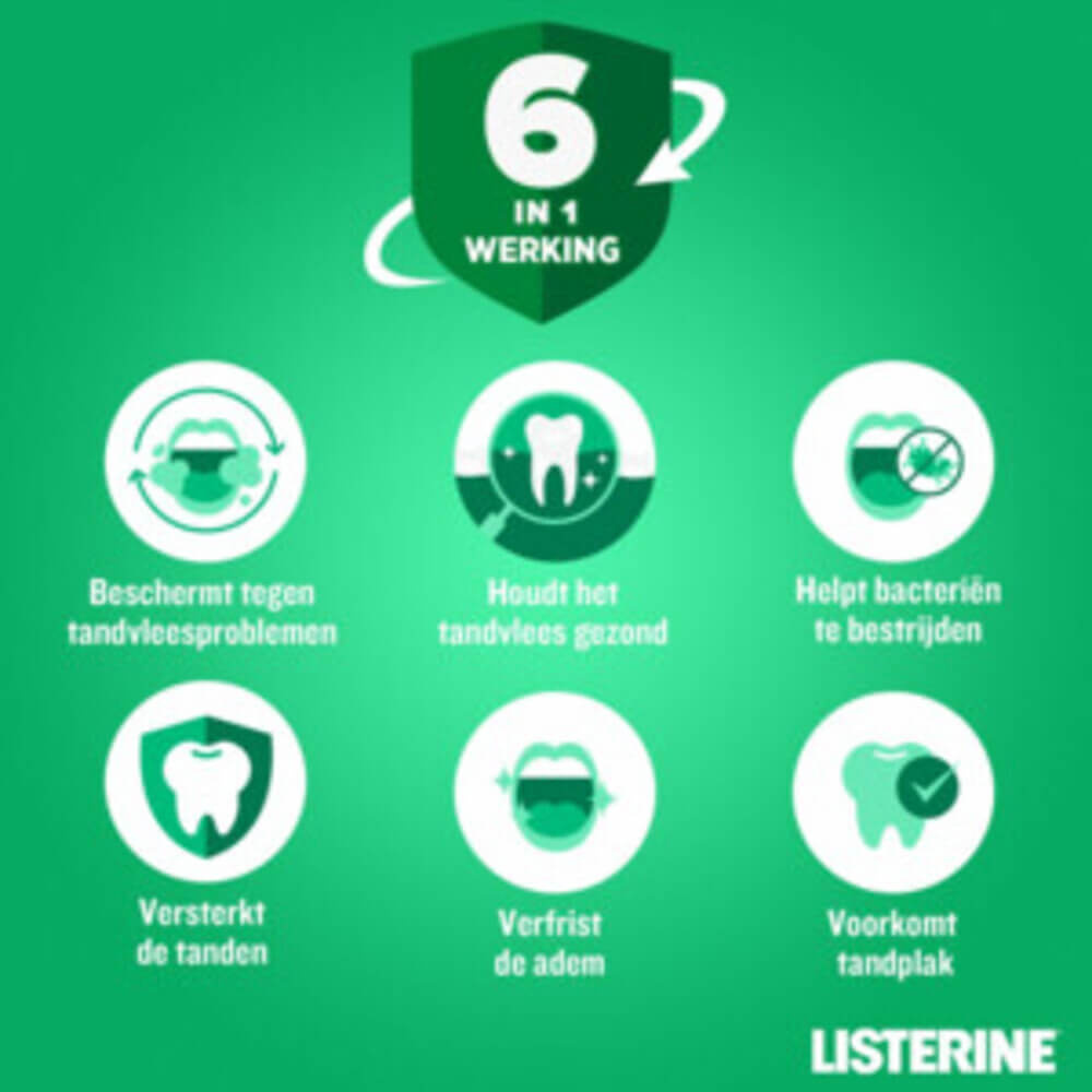 Listerine Total Care Mondwater | 500 ml | Tandvleesbescherming