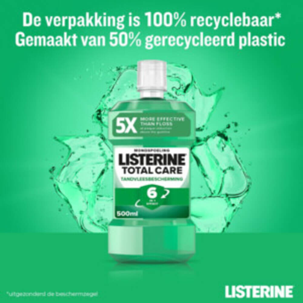 Listerine Total Care Mondwater | 500 ml | Tandvleesbescherming