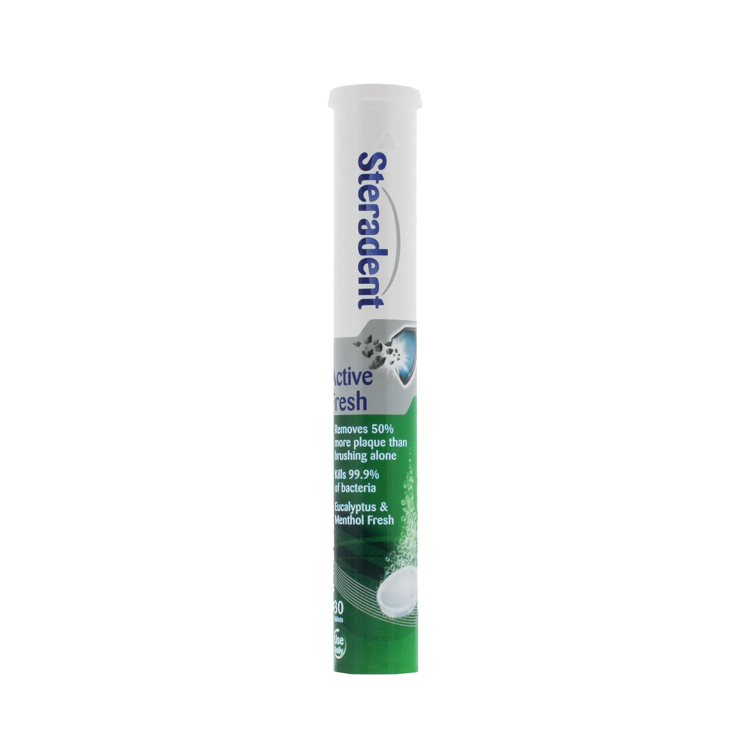Steradent Active Fresh Reinigingstabletten | 30 stuks | Frisse Gebitsprothese