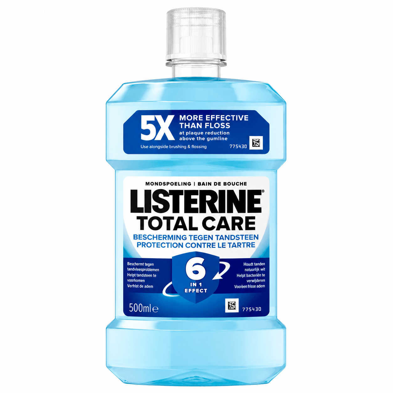 Listerine Total Care Mondwater | 500 ml  | Bescherming Tegen Tandsteen