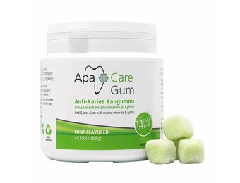 ApaCare Anti-Cariës Kauwgom - 2 x 45 stuks - Voordeelverpakking