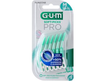 GUM Soft Picks PRO Medium - 3 x 30 Stuks - Voordeelverpakking
