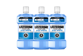 Listerine Total Care Stay White Mondwater - 3 x 500 ml