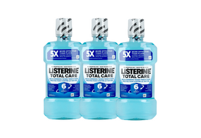 Listerine Total Care Mondwater - 3 x 500 ml - Bescherming Tegen Tandsteen