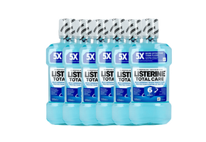 Listerine Total Care Mondwater - 6 x 500 ml - Bescherming Tegen Tandsteen