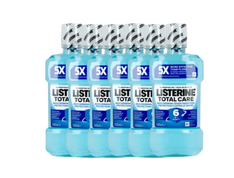 Listerine Total Care Mondwater - 6 x 500 ml - Bescherming Tegen Tandsteen
