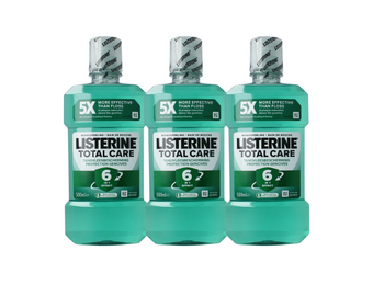 Listerine Total Care Mondwater - 3 x 500 ml - Tandvleesbescherming