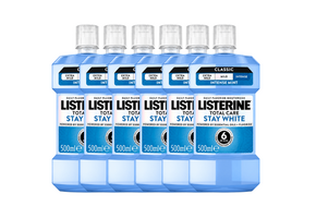 Listerine Total Care Stay White Mondwater - 6 x 500 ml