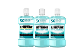 Listerine Cool Mint Mild Mondwater - 3 x 500 ml