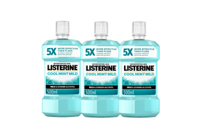 Listerine Cool Mint Mild Mondwater - 3 x 500 ml