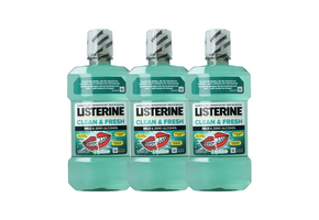 Listerine Clean & Fresh Mondwater - 3 x 500 ml