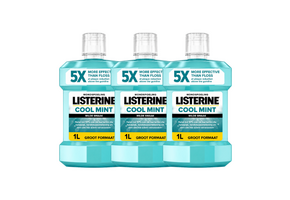 Listerine Cool Mint Mild Mondwater - 3 x 1000 ml