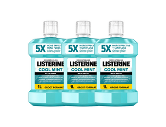 Listerine Cool Mint Mild Mondwater - 3 x 1000 ml