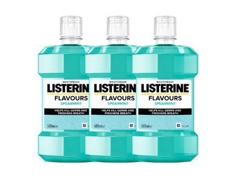 Listerine Spearmint Mondwater - 3 x 500 ml