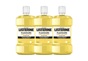 Listerine Fresh Lime & Mint Mondwater - 3 x 500 ml