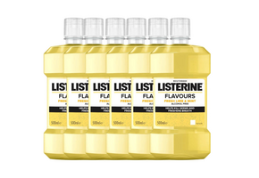 Listerine Fresh Lime & Mint Mondwater - 6 x 500 ml