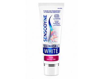 Sensodyne Clinical White Stain Protector Tandpasta | 75 ml | Gevoelige Tanden & Vlekbescherming