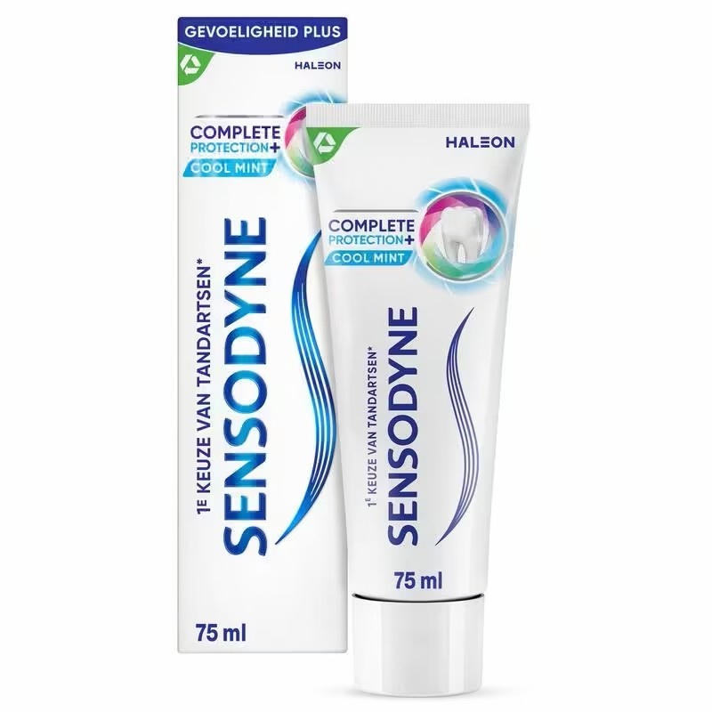 Sensodyne Complete Protection+ Cool Mint Tandpasta | 75 ml | Gevoelige Tanden & Complete Bescherming