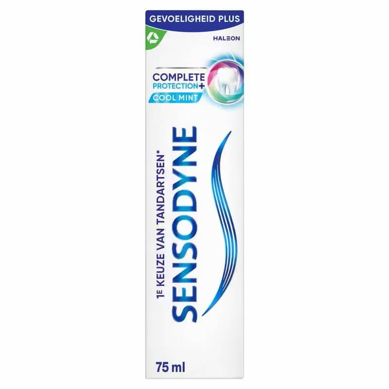 Sensodyne Complete Protection+ Cool Mint Tandpasta | 75 ml | Gevoelige Tanden & Complete Bescherming