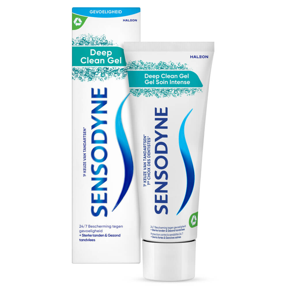 Sensodyne Deep Clean Gel Tandpasta | 75 ml | Gevoelige Tanden & Diepe Reiniging
