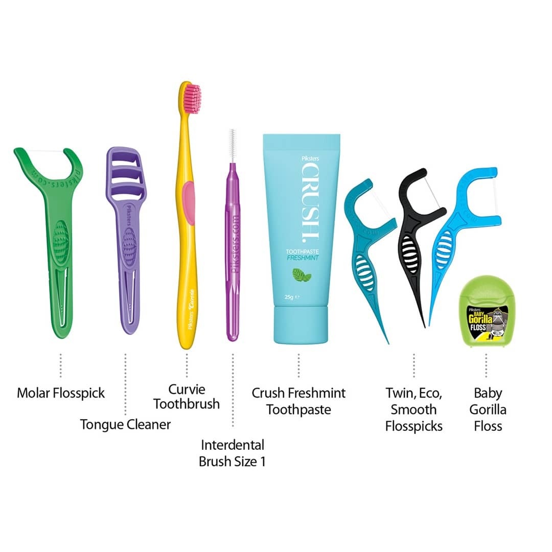 Piksters On The Go Essentials | Oral Care Kit