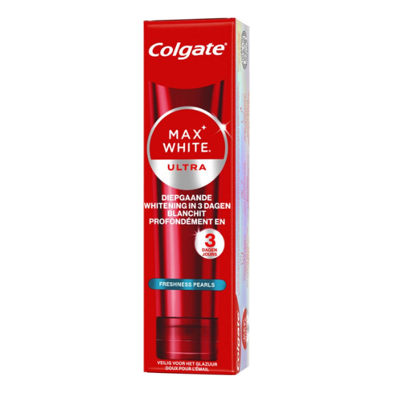 Colgate Max White Ultra Freshness Pearls Tandpasta | Houdbaar tot 11/2026 (Tweedekans)